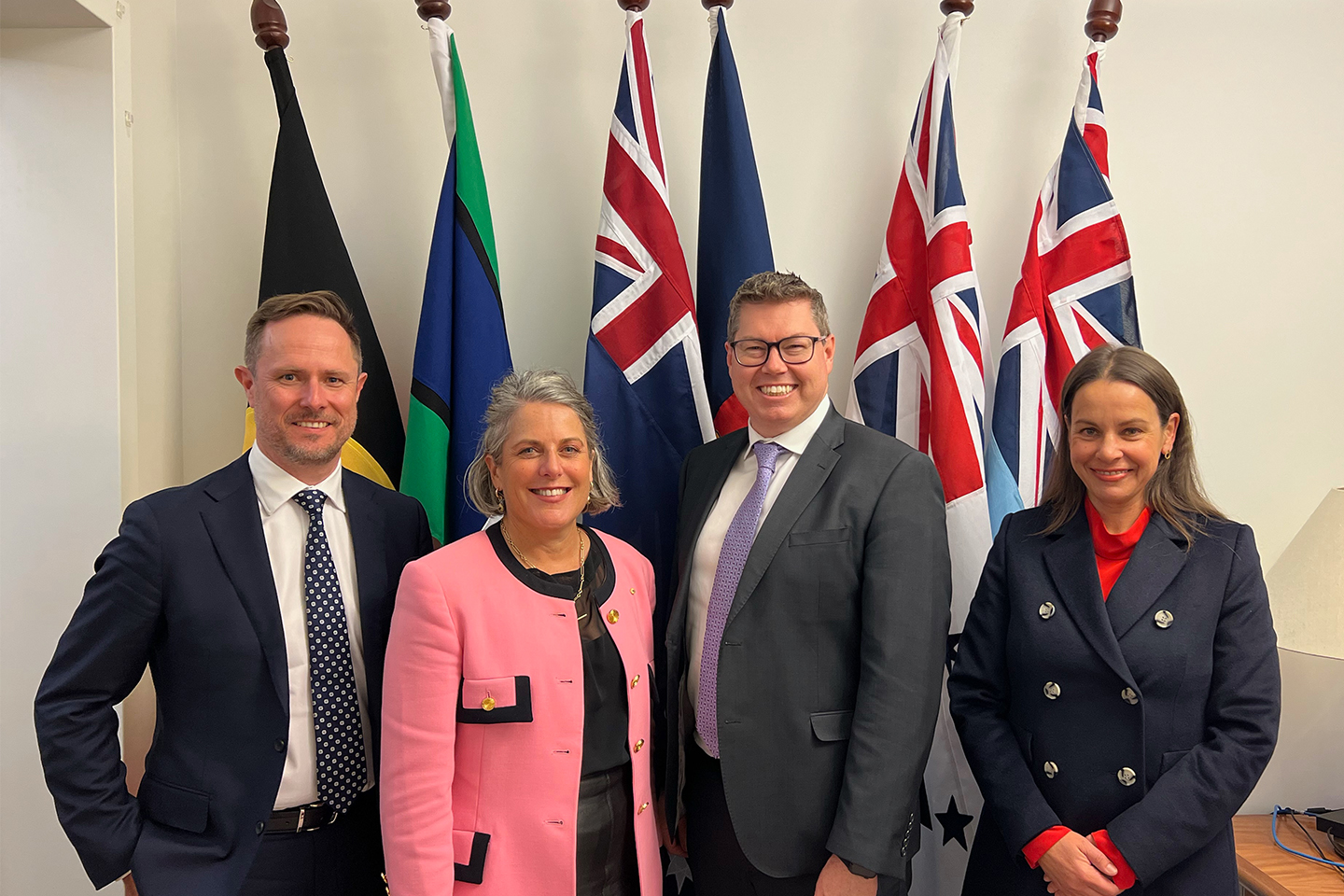 Engineers Australia team with Pat Conroy