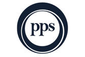 PPS logo, PPS name in the middle of a circle