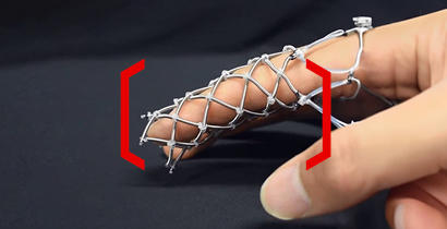 Smart Textiles on finger